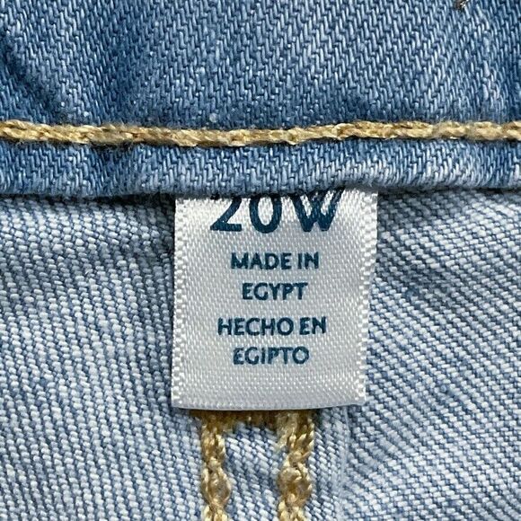 Seven7 Womens Jeans size 20W new nwt $79 Light Wash Denim Metro Skinny x29" b395 - Picture 5 of 12